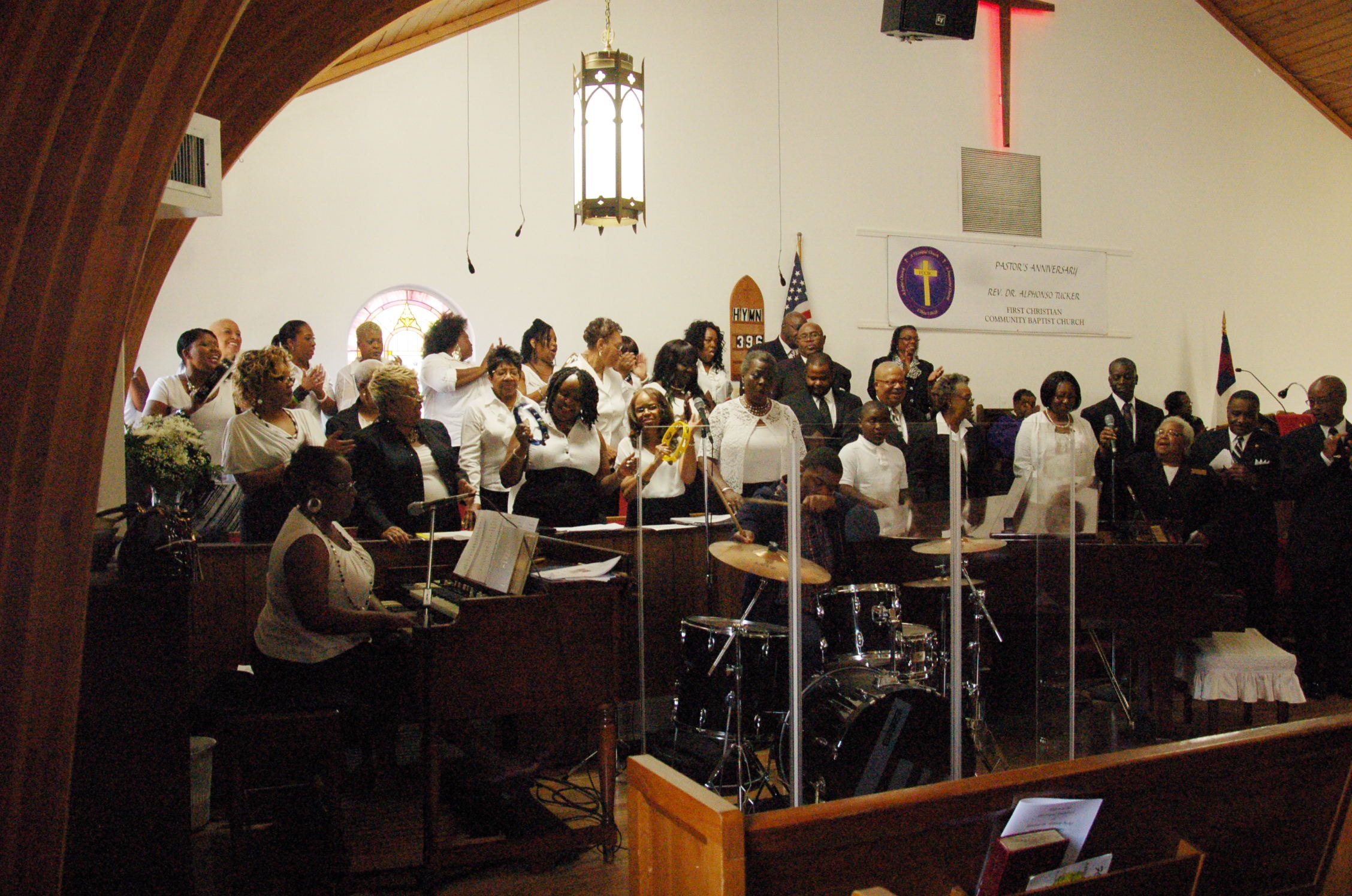 FCCBC congregation in worship